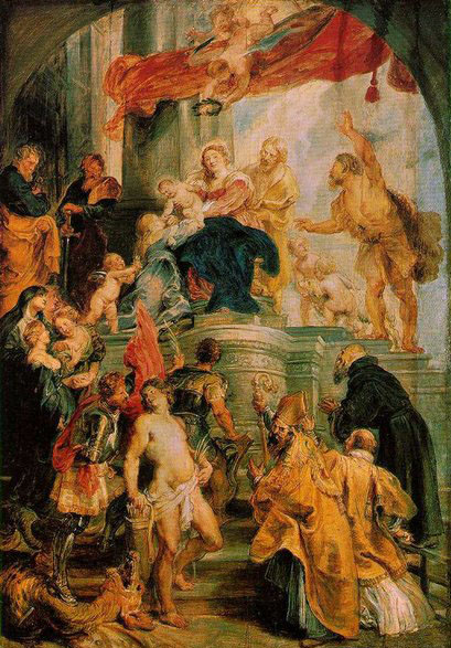 Virgin and Child Enthroned with Saints